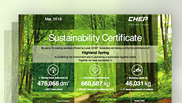 Brambles’ sustainability certificates help communicate the environmental benefits in our customers’ 
