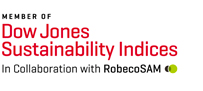 An image of the Dow Jones Sustainability World Indices logo