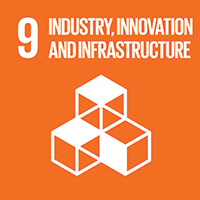 An image of the 9th Sustainability Goal, 'Industry, Innovation and Infrastructure'
