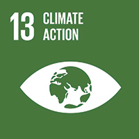 An image of the 13th Sustainability Goal, 'Climate Action'