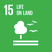An image of the 15th Sustainability Goal, 'Life on Land'